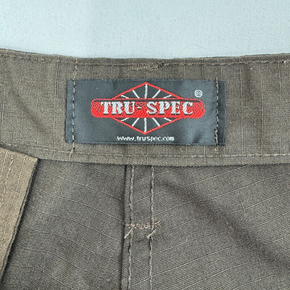 Tru Spec Pants Mens 31-35W 29-31.5L Brown Tactical Utility Outdoor Adjustable - Picture 3 of 14